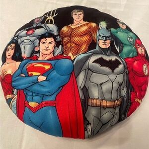 Justice League Round Pillow Superhero DC Comics Christmas Superman Batman